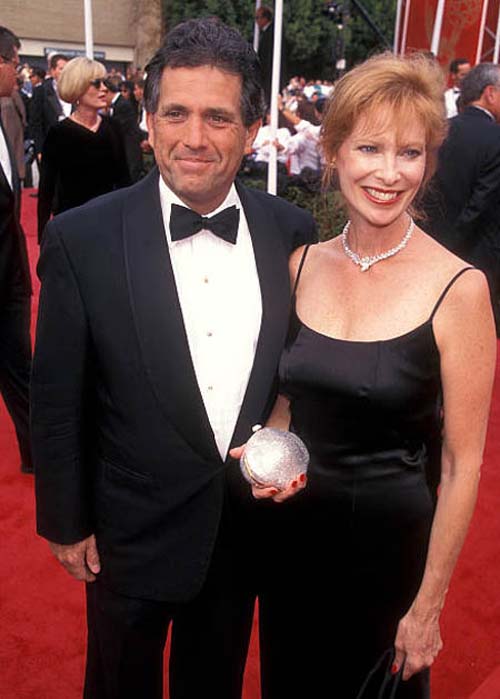 A picture of  Nancy Wiesenfeld and her former husband Les Moonves.